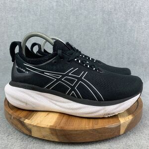 Asics Gel-Nimbus 25 Shoes Womens Size 6.5 Black Sneakers Running Athletic Gym
